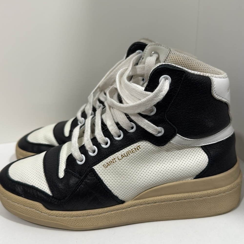 Womens Saint Laurent high top sneakers size 36.5 - Picture 3 of 6